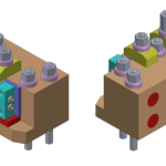 Diagram of Thread Rolling Die Holder